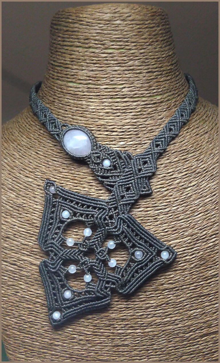 Galerie Colliers Talismans - Quartz rose