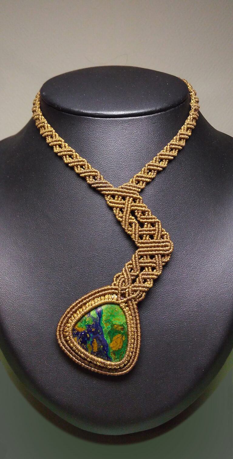 Galerie Colliers Talismans - Azurite Malachite