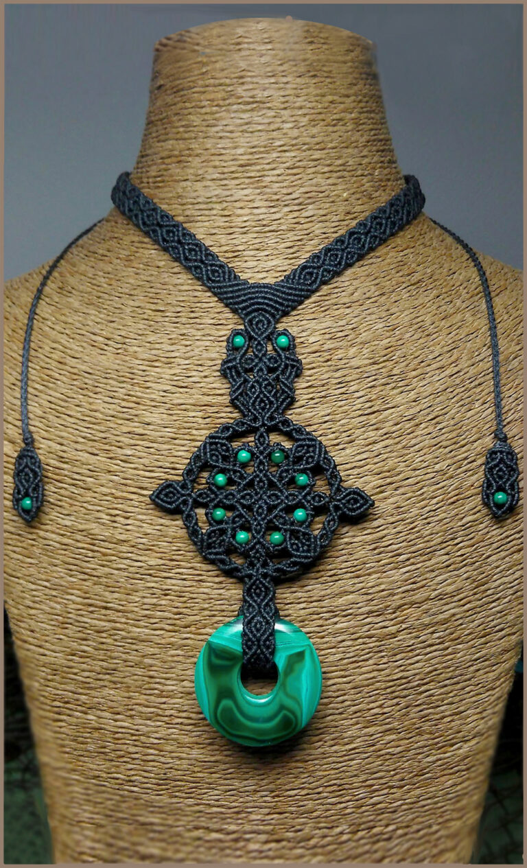Galerie Colliers Talismans - Malachite