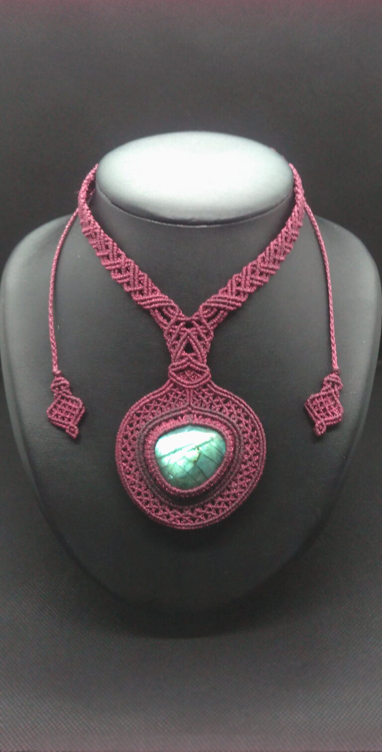 Galerie Colliers Talismans - Labradorite (2)