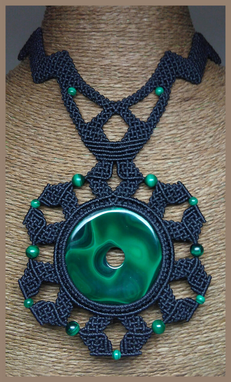 Galerie Colliers Talismans - Malachite