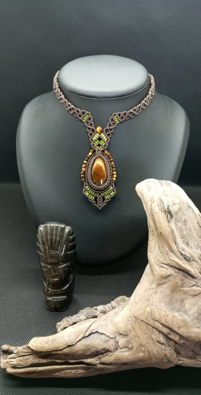 Galerie Colliers Talismans - Oeil de Tigre
