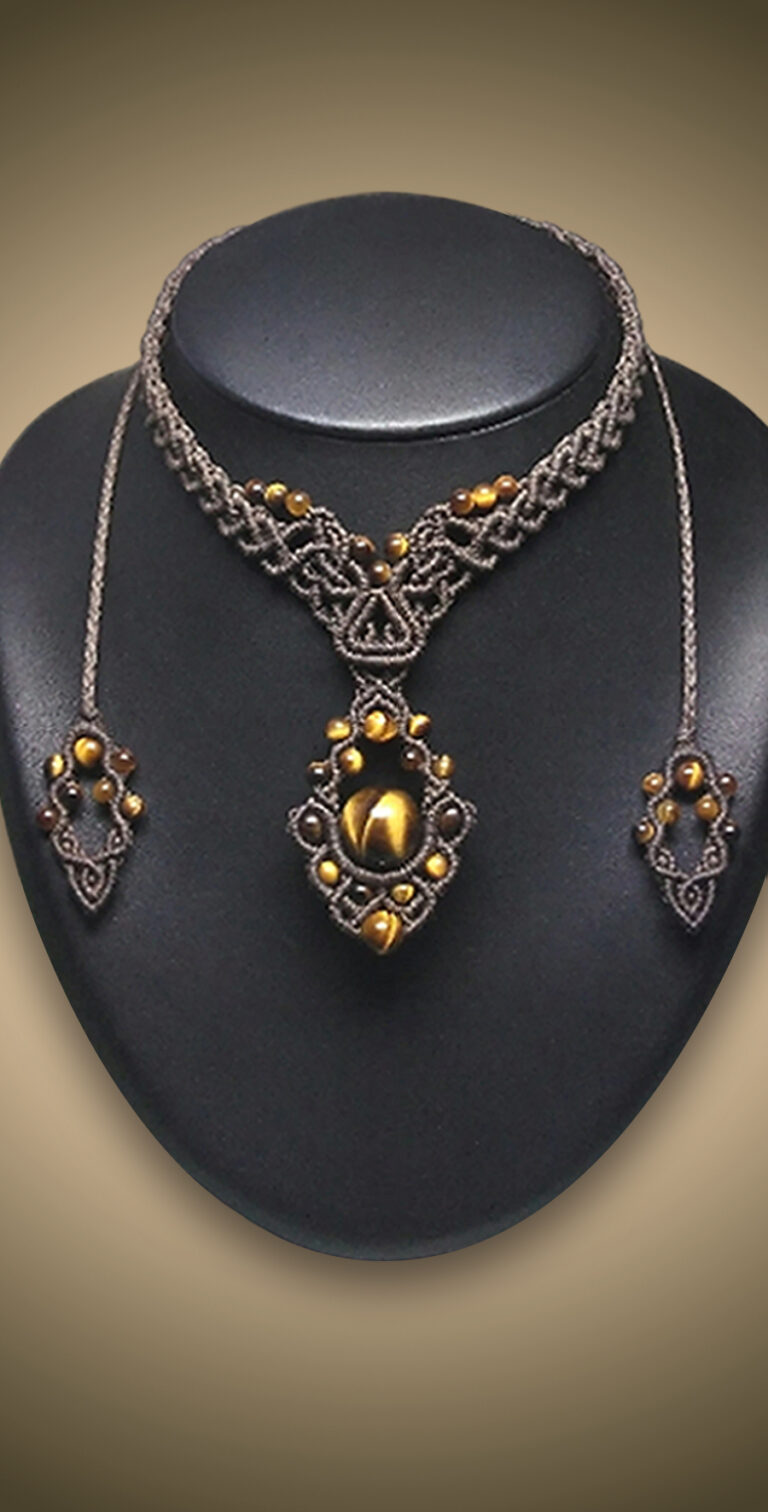 Galerie Colliers Talismans - Oeil de Tigre (2)