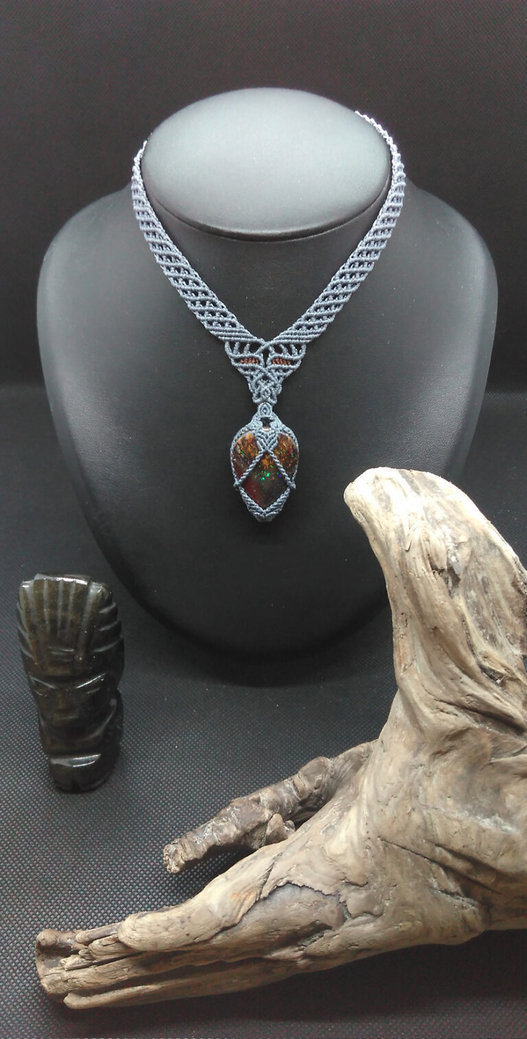 Galerie Colliers Talismans - Opale d'Australie